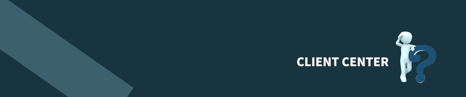 CLIENT CENTER BANNER