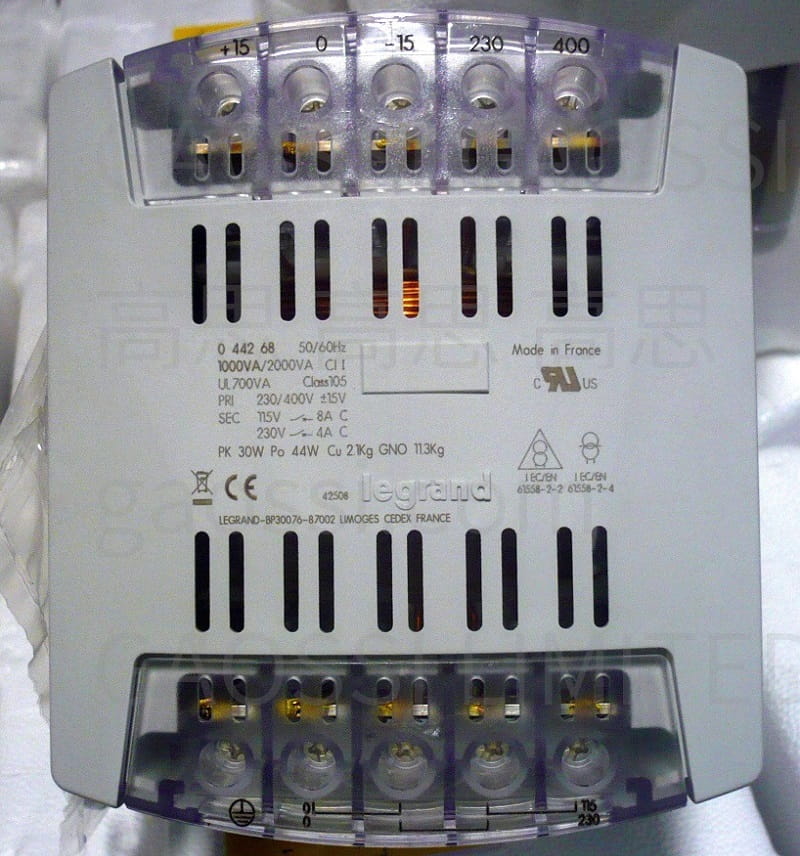 【案例CASE】：常州|LEGRAND 罗格朗 隔离变压器 044267,044268,0442663