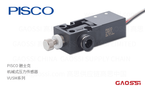 PISCO 碧士克 机械式压力传感器VUSM系列VUSM10-4,VUSM10-6,VUSM10-5/32,VUSM10-1/4