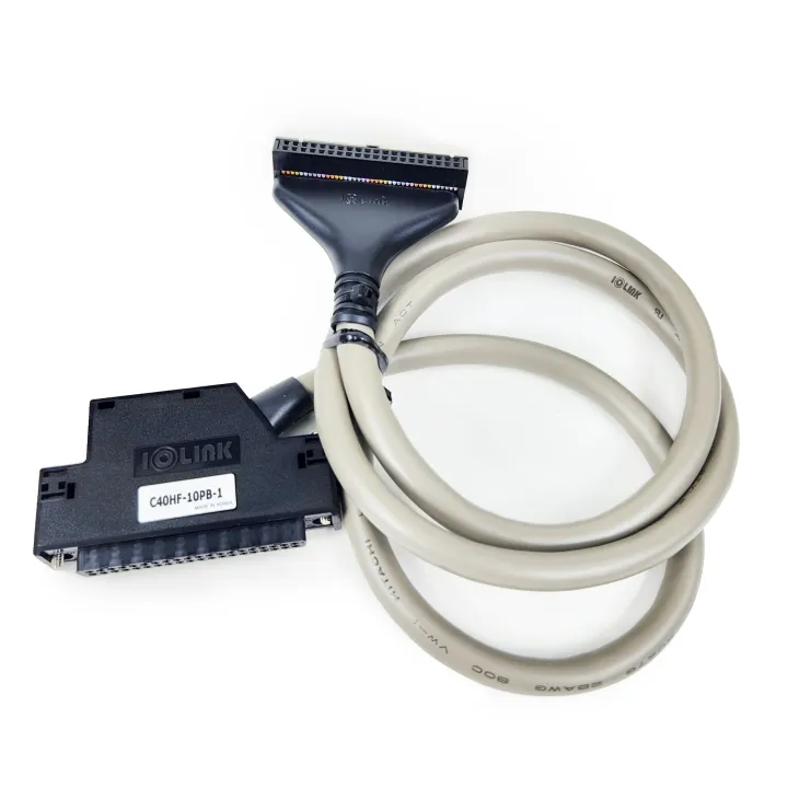 SAMWON ACT 三元 PLC IO电缆：接口端子和继电器板连接电缆C40HF系列C40HF-10PB-1