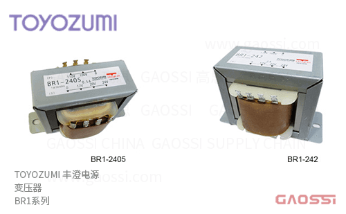 TOYOZUMI 丰澄电源 JIS通用单相变压器 BR1系列BR1-1603、BR1-1605、BR1-161、BR1-162、BR1-163、BR1-165、BR1-2403、BR1-2405、BR1-241、BR1-242 単相複巻 100V/8～30V