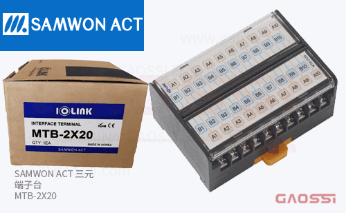 SAMWON ACT 三元 端子台 MTB-2X20