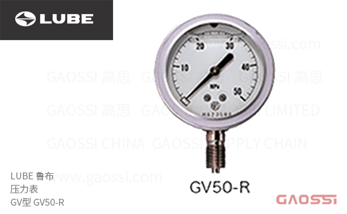 LUBE 鲁布 压力表 GV型 GV50-R