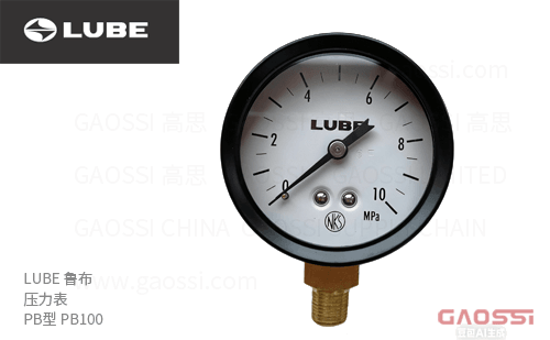 LUBE 鲁布 压力表 PB型 PB100
