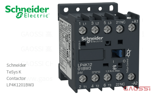 Schneider施耐德 接触器 TeSys K系列 LP4K1201BW3, 3P, 3NO, 24V DC