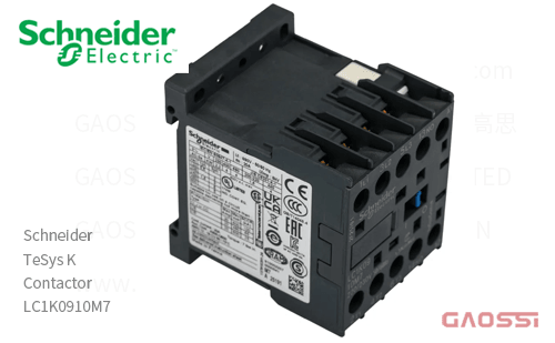 Schneider施耐德 接触器 TeSys K系列 LC1K0910M7, 3P, 3NO, 220/230V AC