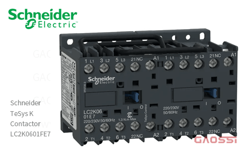 Schneider施耐德 接触器 TeSys K系列 LC2K0601FE7, 3P, 3NO, 110V AC 可逆