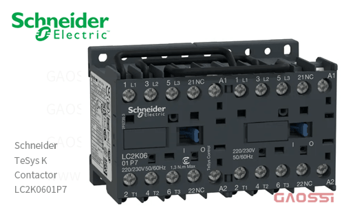 Schneider施耐德 接触器 TeSys K系列 LC2K0601P7, 3P, 3NO, 230V AC 可逆