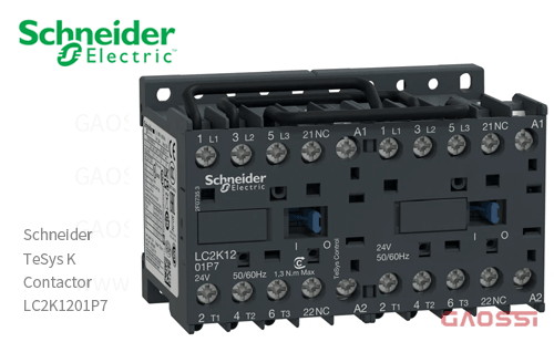 Schneider施耐德 接触器 TeSys K系列 LC2K1201P7, 3P, 3NO, 230V AC 可逆