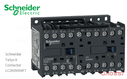 Schneider施耐德 接触器 TeSys K系列 LC2K09004F7, 4P, 4NO, 110V AC 可逆