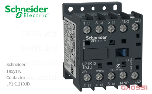 Schneider施耐德 接触器 TeSys K系列 LP1K1210JD, 3P, 3NO, 12V DC