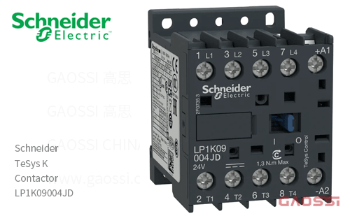 Schneider施耐德 接触器 TeSys K系列 LP1K09004JD, 4P, 4NO, 12V DC