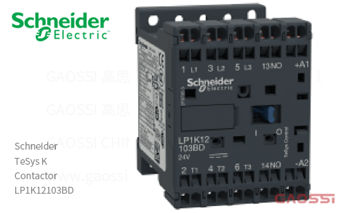 Schneider施耐德 接触器 TeSys K系列 LP1K12103BD, 3P, 24V DC