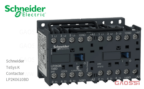 Schneider施耐德 接触器 TeSys K系列 LP2K0610BD, 3P, 24V DC