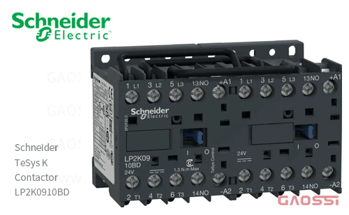 Schneider施耐德 接触器 TeSys K系列 LP2K0910BD, 3P, 24V DC