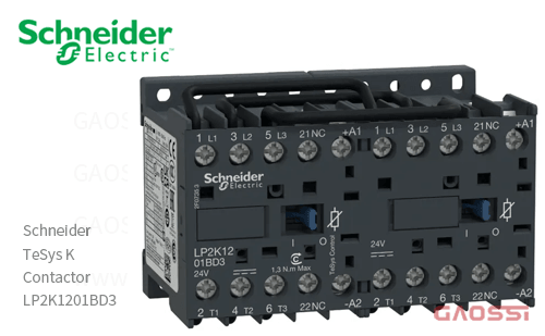 Schneider施耐德 接触器 TeSys K系列 LP2K1201BD3, 3P, 24V DC