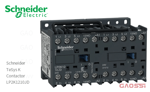 Schneider施耐德 接触器 TeSys K系列 LP2K1210JD, 3P, 12V DC 可逆