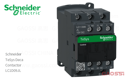 Schneider施耐德 接触器 TeSys Deca系列 LC1D09JL, 3P, 3NO, 12V DC