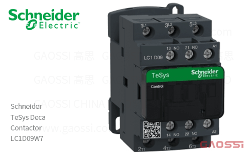 Schneider施耐德 接触器 TeSys Deca系列 LC1D09W7, 3P, 3NO, 277V AC