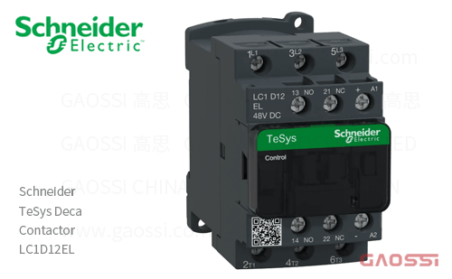 Schneider施耐德 接触器 TeSys Deca系列 LC1D12EL, 3P, 3NO, 48V DC
