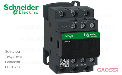 Schneider施耐德 接触器 TeSys Deca系列 LC1D12K7, 3P, 3NO, 100V AC
