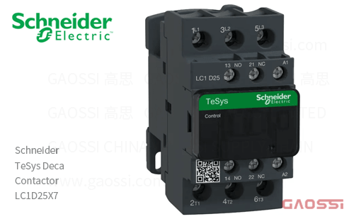 Schneider施耐德 接触器 TeSys Deca系列 LC1D25X7, 3P, 3NO, 600V AC