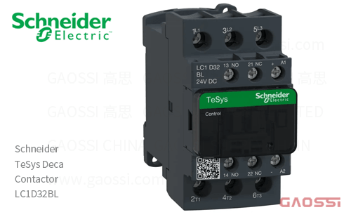 Schneider施耐德 接触器 TeSys Deca系列 LC1D32BL, 3P, 3NO, 24V DC