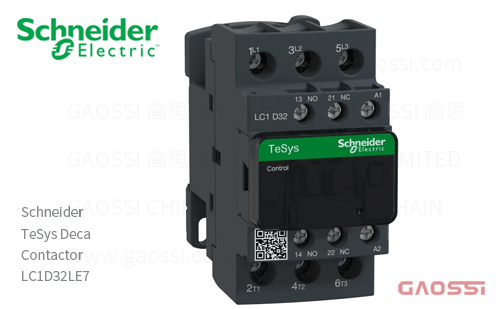 Schneider施耐德 接触器 TeSys Deca系列 LC1D32LE7, 3P, 3NO, 208V AC