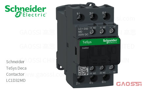 Schneider施耐德 接触器 TeSys Deca系列 LC1D32MD, 3P, 3NO, 220V DC