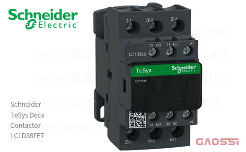 Schneider施耐德 接触器 TeSys Deca系列 LC1D38FE7, 3P, 3NO, 208V AC