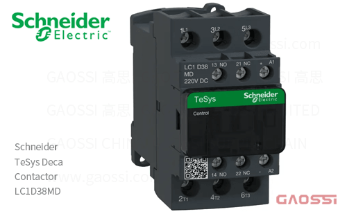 Schneider施耐德 接触器 TeSys Deca系列 LC1D38MD, 3P, 3NO, 220V DC