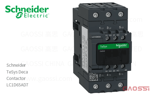 Schneider施耐德 接触器 TeSys Deca系列 LC1D65AD7, 3P, 3NO, 42V AC