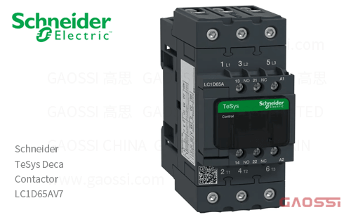 Schneider施耐德 接触器 TeSys Deca系列 LC1D65AV7, 3P, 3NO, 400V AC