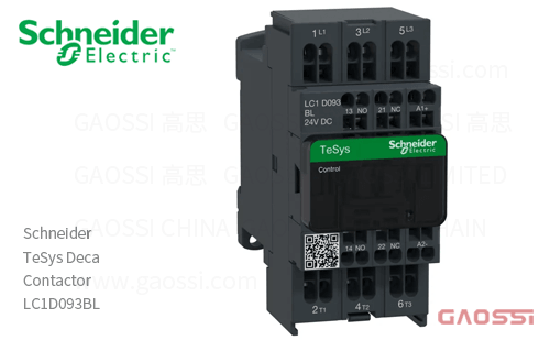 Schneider施耐德 接触器 TeSys Deca系列 LC1D093BL, 3P, 3NO, 24V DC