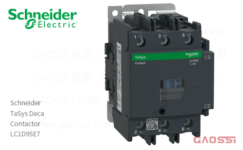 Schneider施耐德 接触器 TeSys Deca系列 LC1D95E7, 3P, 3NO, 48V AC