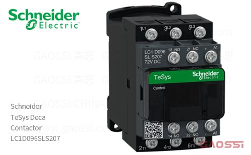 Schneider施耐德 接触器 TeSys Deca系列 LC1D096SLS207, 3P, 3NO, 72V DC