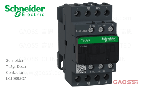 Schneider施耐德 接触器 TeSys Deca系列 LC1D098G7, 34P, 2NO+2NC, 120V AC