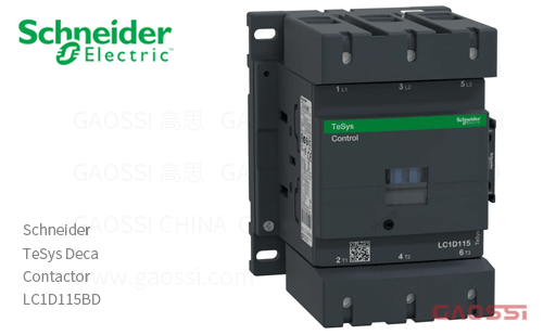 Schneider施耐德 接触器 TeSys Deca系列 LC1D115BD, 3P, 3NO, 24V DC