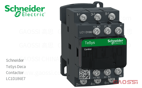Schneider施耐德 接触器 TeSys Deca系列 LC1D186E7, 3P, 3NO, 48V AC