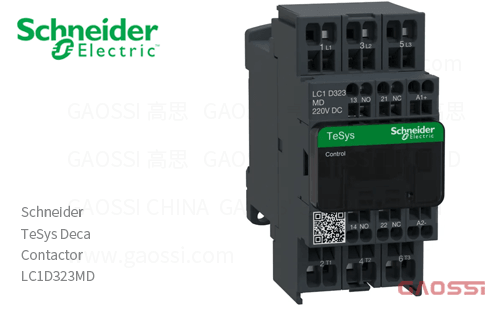 Schneider施耐德 接触器 TeSys Deca系列 LC1D323MD, 3P, 3NO, 220V DC