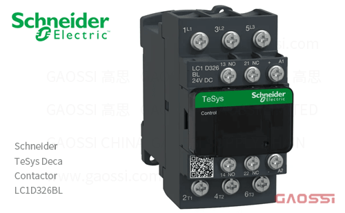Schneider施耐德 接触器 TeSys Deca系列 LC1D326BL, 3P, 3NO, 24V DC