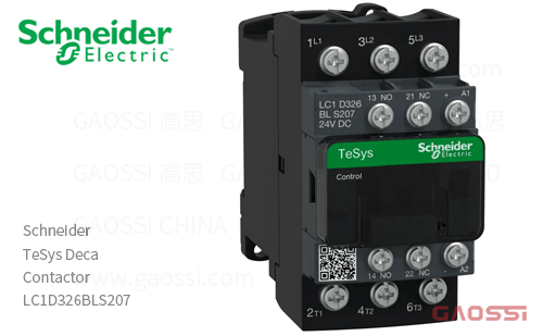 Schneider施耐德 接触器 TeSys Deca系列 LC1D326BLS207, 3P, 3NO, 24V DC