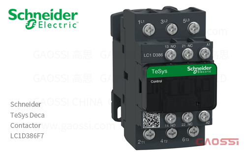 Schneider施耐德 接触器 TeSys Deca系列 LC1D386F7, 3P, 3NO, 110V, AC