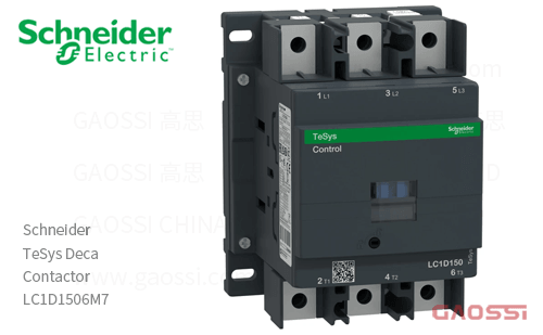 Schneider施耐德 接触器 TeSys Deca系列 LC1D1506M7, 3P, 3NO, 220V AC
