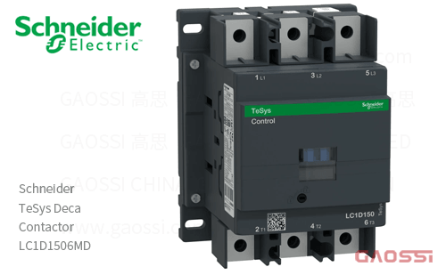Schneider施耐德 接触器 TeSys Deca系列 LC1D1506MD, 3P, 3NO, 220V DC
