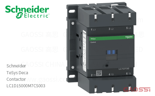 Schneider施耐德 接触器 TeSys Deca系列 LC1D15000M7CS003, 3P, 3NO, 220V AC