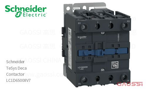 Schneider施耐德 接触器 TeSys Deca系列 LC1D65008V7, 4P, 2NO+2NC, 400V AC