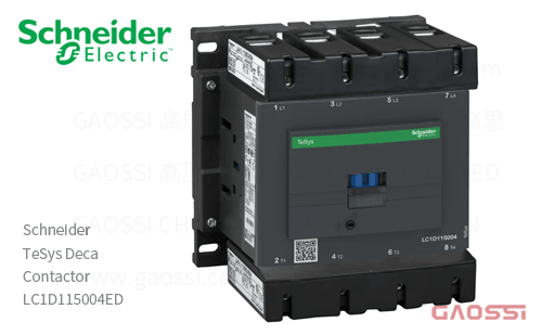 Schneider施耐德 接触器 TeSys Deca系列 LC1D115004ED, 4P, 4NO, 48V DC