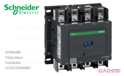 Schneider施耐德 接触器 TeSys Deca系列 LC1D1150046BD, 4P, 4NO, 24V DC