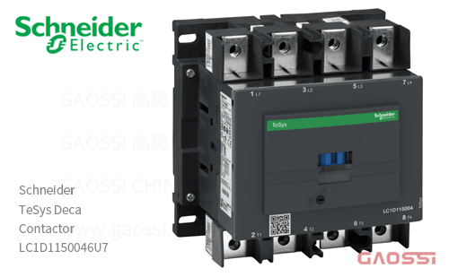 Schneider施耐德 接触器 TeSys Deca系列 LC1D1150046U7, 4P, 4NO, 240V AC